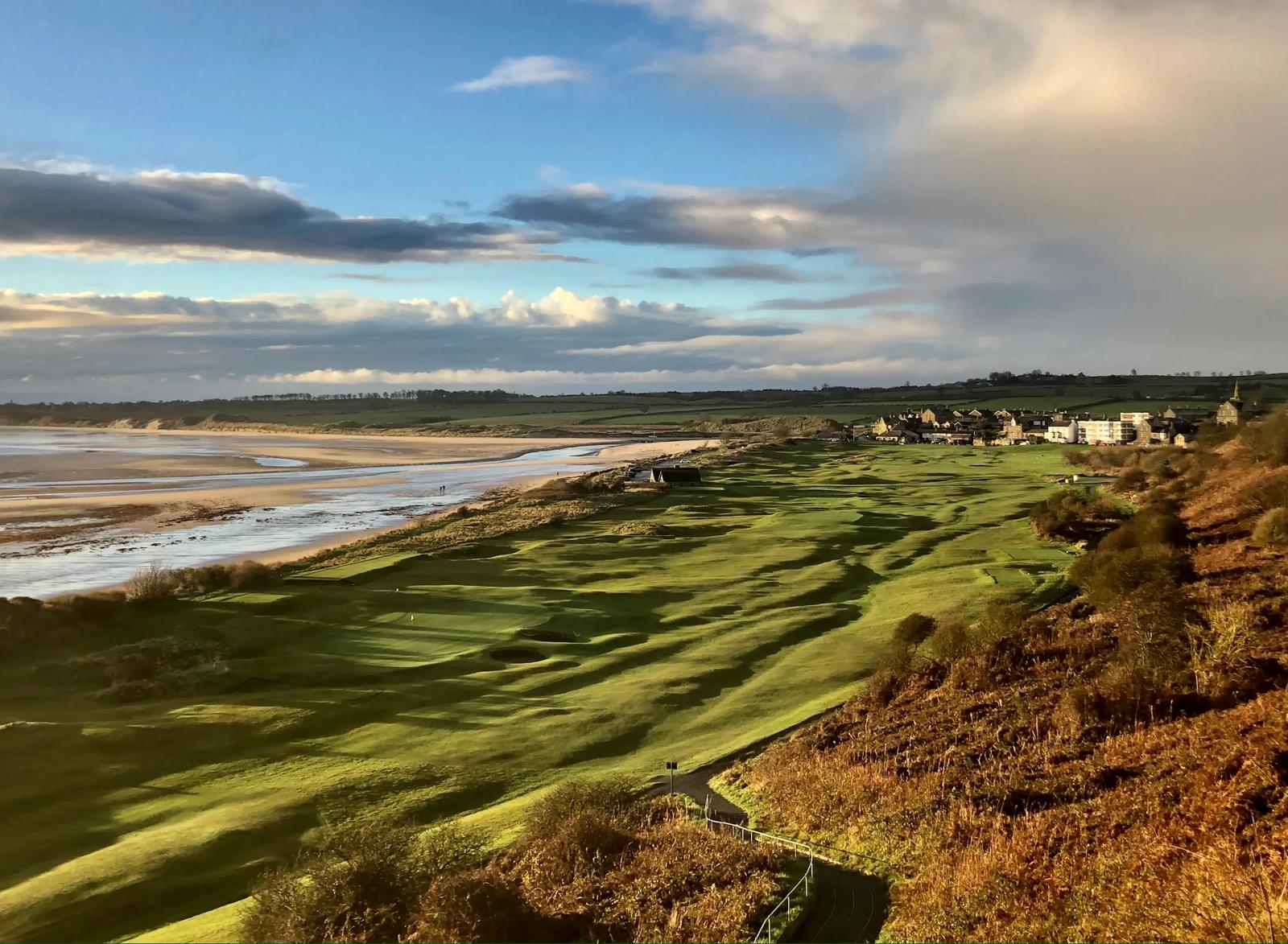 The links course at Alnmouth