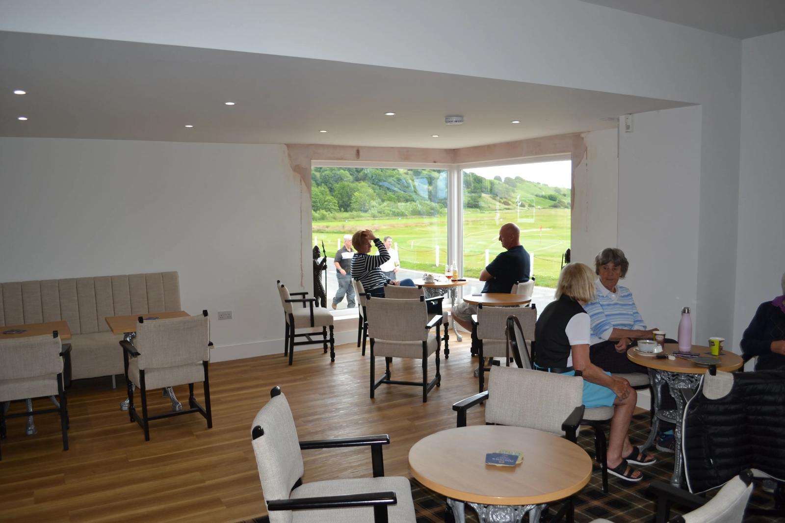 Visitors enjoying the course